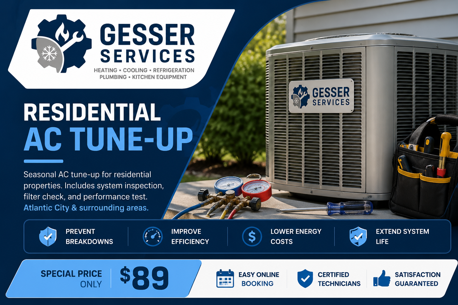 Residential AC Tune-Up - $89
