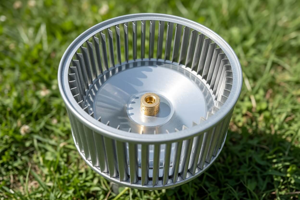 Blower Wheel Cleaning — the same equipment after the service